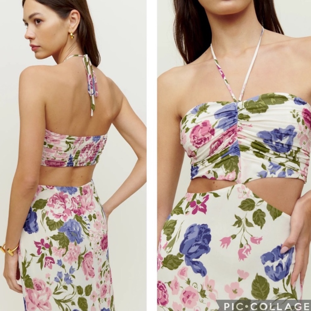 BNWOT REFORMATION RIYA CUT OUR MIDI DRESS